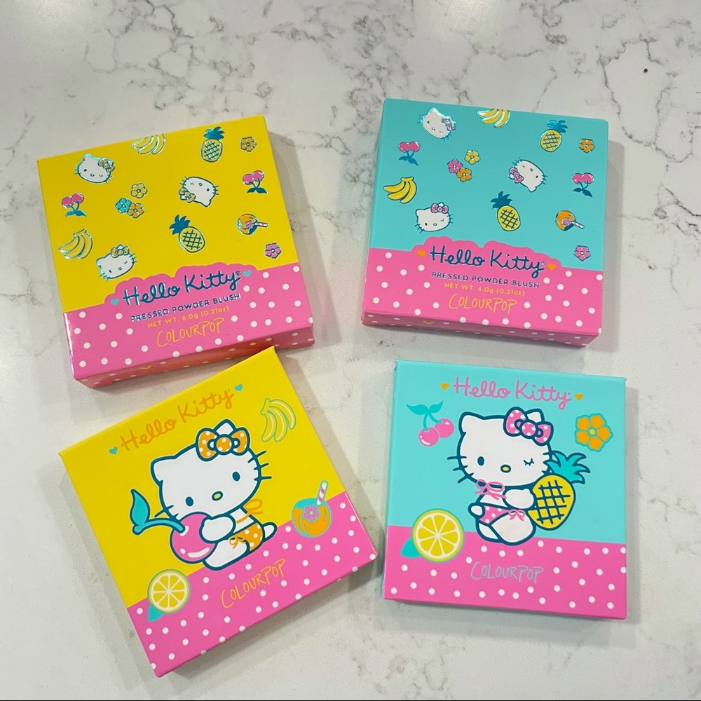 Set of 2 colour pop hello kitty power blush